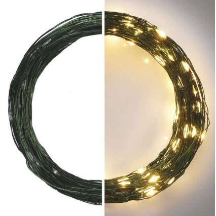 LED  utomhusljusslinga 150xLED/20m IP44 varmvit