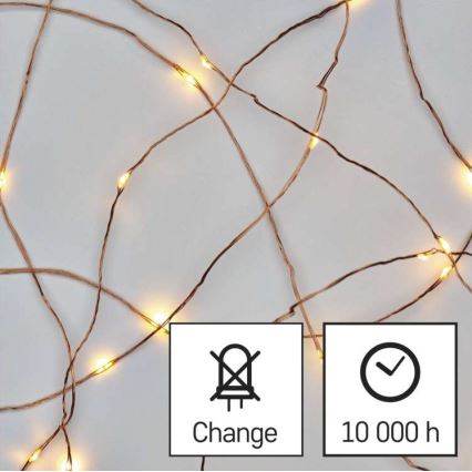 LED  utomhusljusslinga 150xLED/20m IP44 varmvit