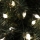 LED utomhusljusslinga LINE, 200 LED, 12,75 m, IP44, varmvit