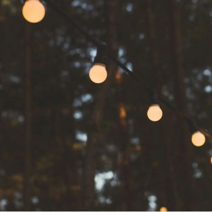 LED Utomhuskedja STRING 5m 10xLED/0,5W/230V IP44 3000K