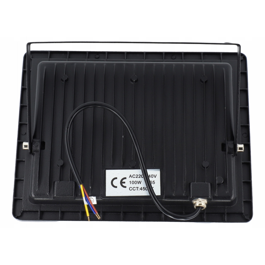 LED utomhusreflektor LED/100W/230V 4500K IP65 svart