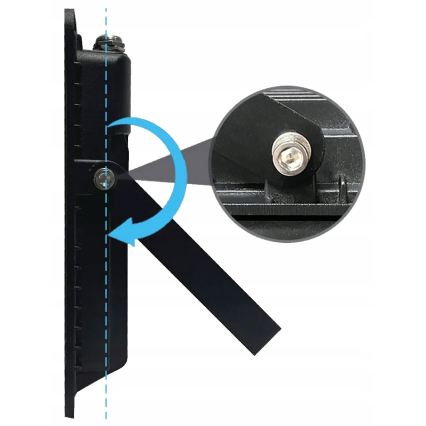 LED utomhusreflektor LED/100W/230V 4500K IP65 svart