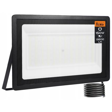 LED utomhusreflektor LED/150W/230V 4500K IP65 svart