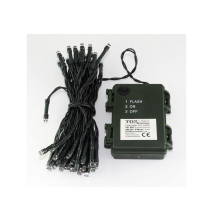 LED utomhusslinga 10,8m 100xLED/2 funktioner 10,8m IP44 flerfärgad