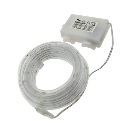 LED utomhusslinga 100xLED/3xAA 5,45 m IP44 flerfärgad