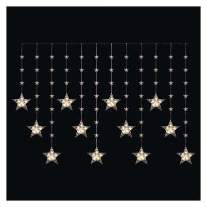 LED utomhusslinga 120xLED 3xAA 1,7 m IP44 varmvit