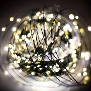 LED utomhusslinga 1500xLED/230V 8 funktioner 153 m IP44 varmvit + fjärrkontroll