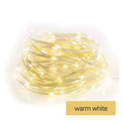 LED-utomhusslinga 160xLED/21m IP44 varmvit