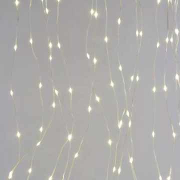 LED utomhusslinga 240 LED/8 funktioner 6,7 m IP44 varmvit