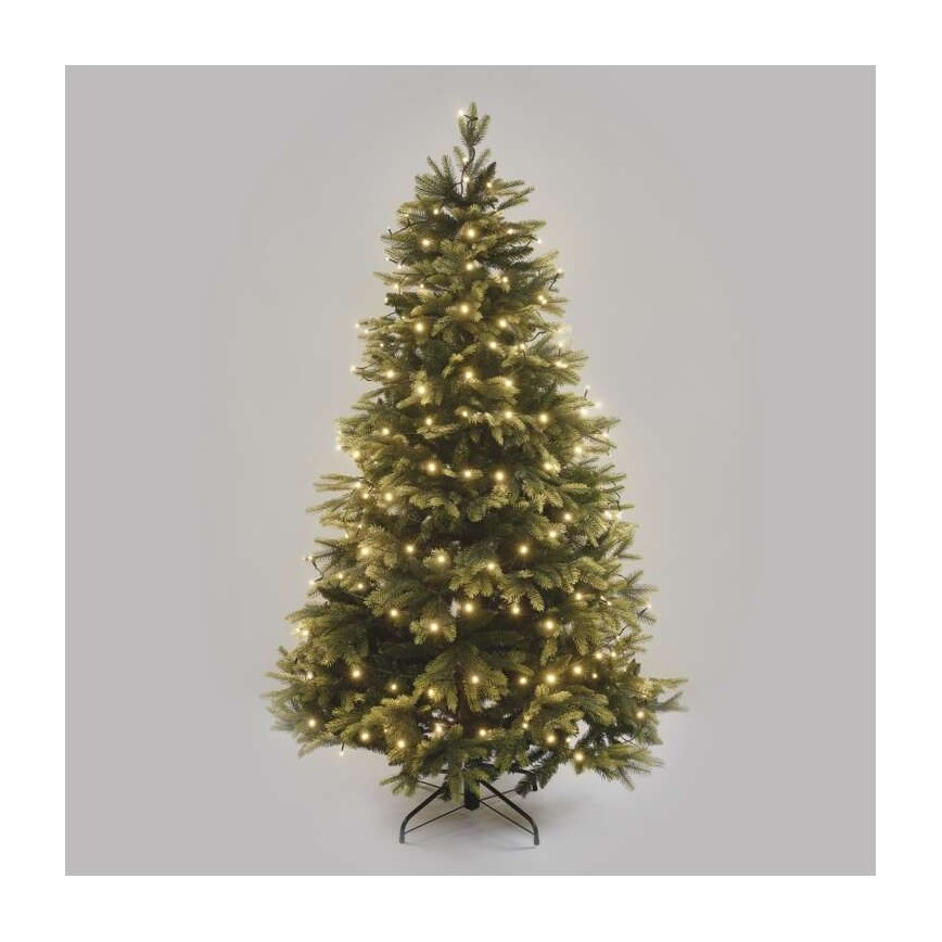 LED-utomhusslinga 240 LED / 8 lägen, 29 m, IP44, varmvit