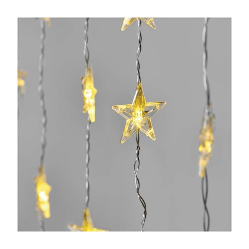 LED utomhusslinga 30 LED, 3,9 m, IP44 — stjärnor