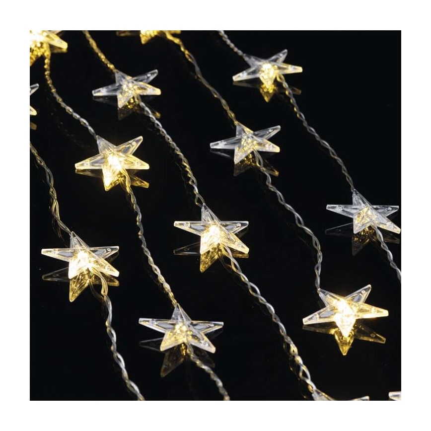 LED utomhusslinga 30 LED, 3,9 m, IP44 — stjärnor