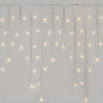 LED utomhusslinga 300xLED/8 lägen 10m IP44 varmvit + fjärrkontroll