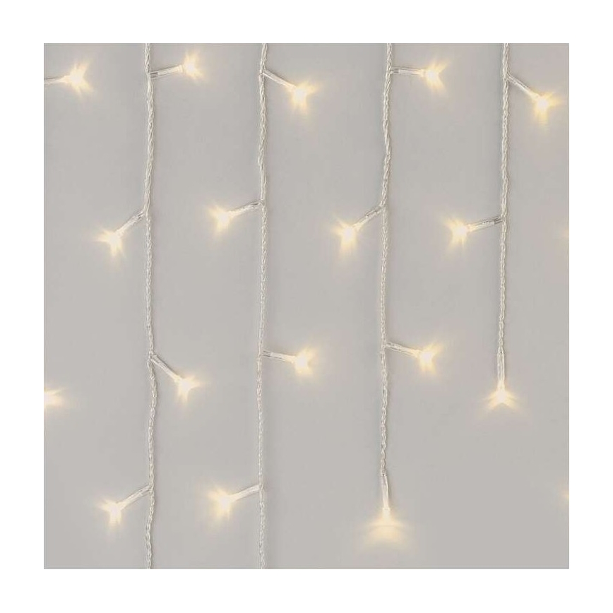 LED utomhusslinga 300xLED/8 lägen 10m IP44 varmvit + fjärrkontroll