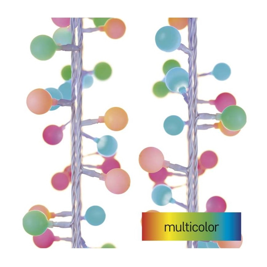 LED  utomhusslinga 40xLED/9m IP44 flerfärgad