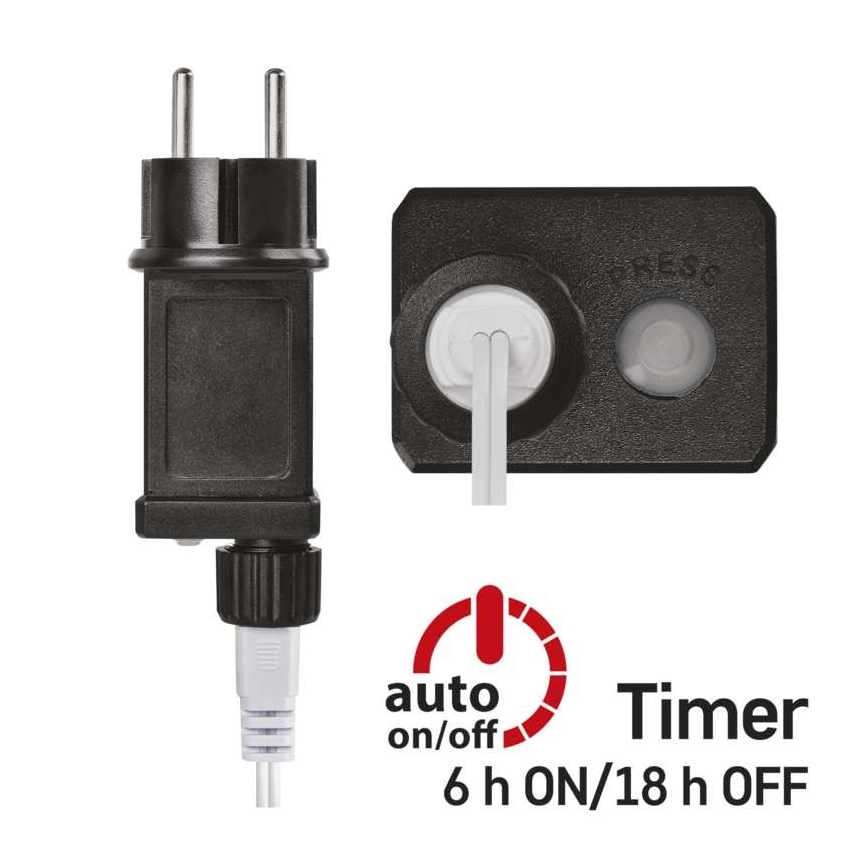 LED  utomhusslinga 40xLED/9m IP44 flerfärgad