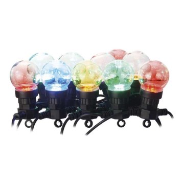 LED utomhusslinga 50 LED, 10 m, IP44, klar