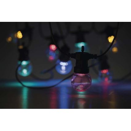 LED utomhusslinga 50 LED, 10 m, IP44, klar