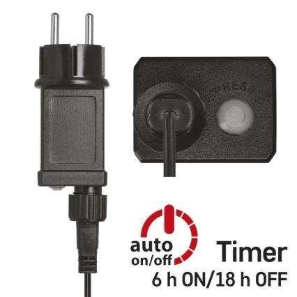 LED utomhusslinga 75xLED/12,5m IP44 flerfärgad