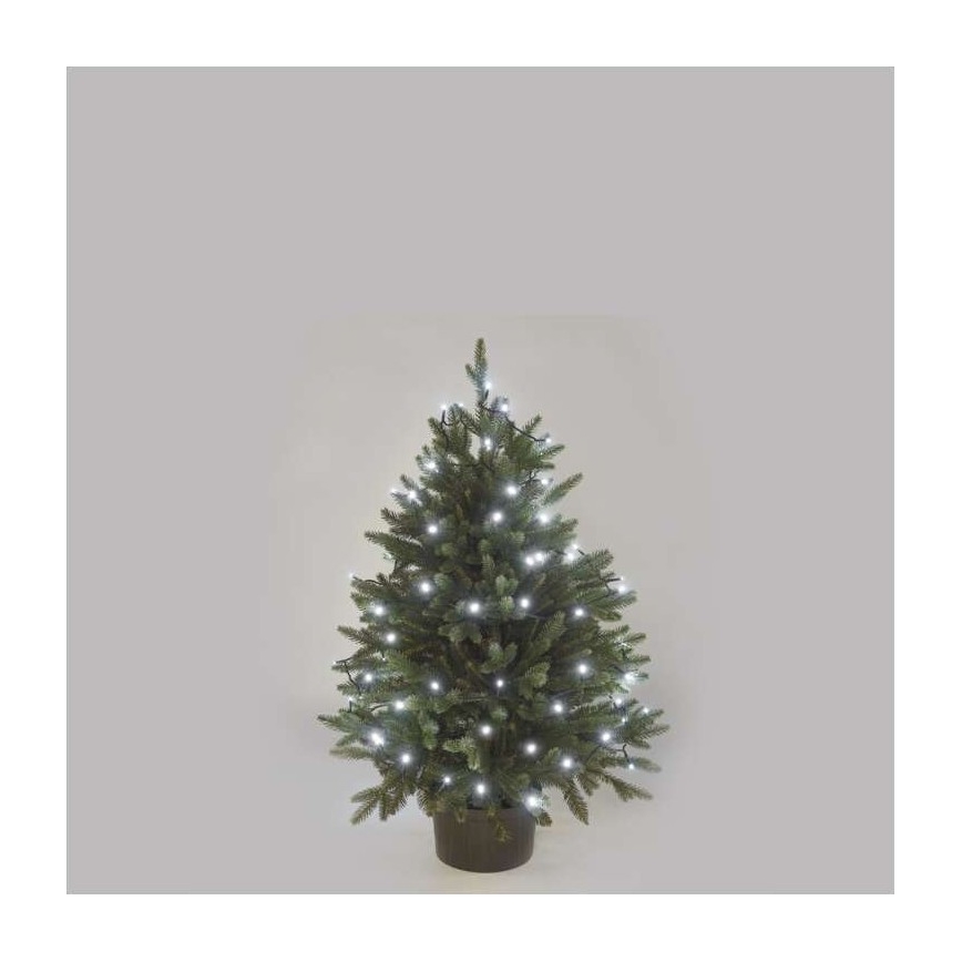 LED utomhusslinga 80 LED / 13 m IP44 kallvit