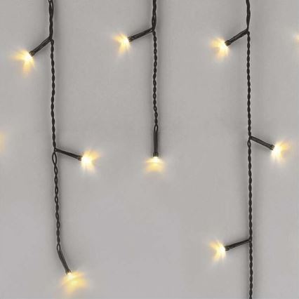 LED utomhusslinga för jul 200xLED/8 lägen 8,6m IP44 varmvit
