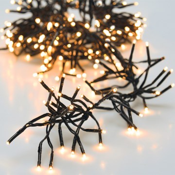 LED utomhusslinga för jul 3000xLED/230V/8 funktioner 24,8 m IP44 varmvit