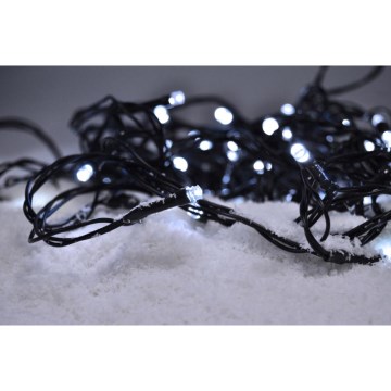 LED utomhusslinga för jul 500xLED/8 funktioner IP44 55m kallvit