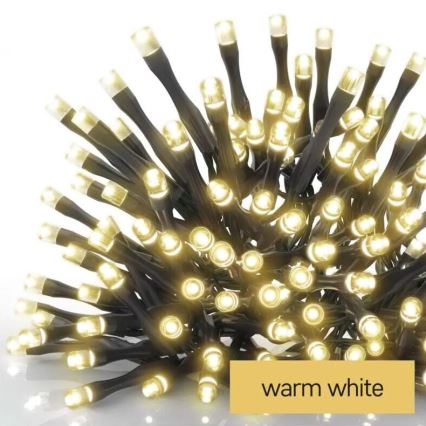 LED utomhusslinga för jul 50xLED/5m IP44 varmvit