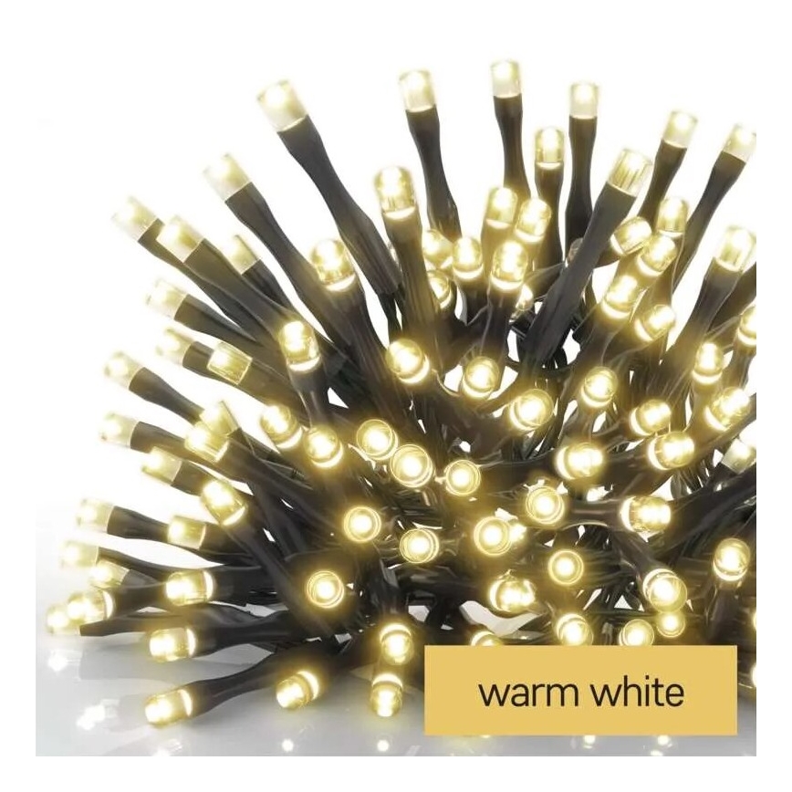 LED utomhusslinga för jul 50xLED/5m IP44 varmvit