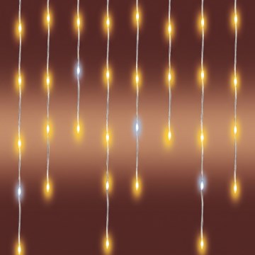 LED utomhusslinga för julbelysning 1200xLED/230V 25x0,56 m IP44 varmvit/kallvit