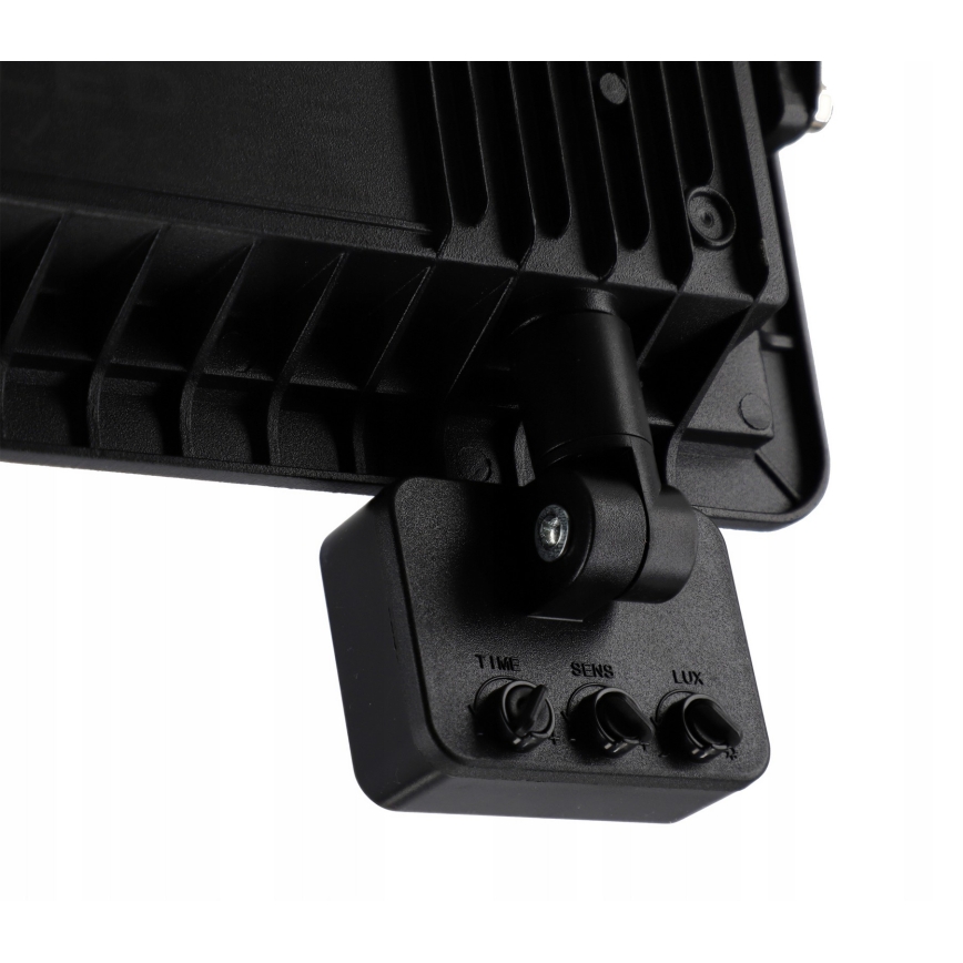 LED utomhusreflektor med rörelse- och skymningssensor LED/100W/230V 4500K IP65 svart