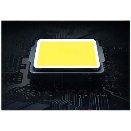 LED utomhusreflektor med rörelse- och skymningssensor LED/100W/230V 4500K IP65 svart