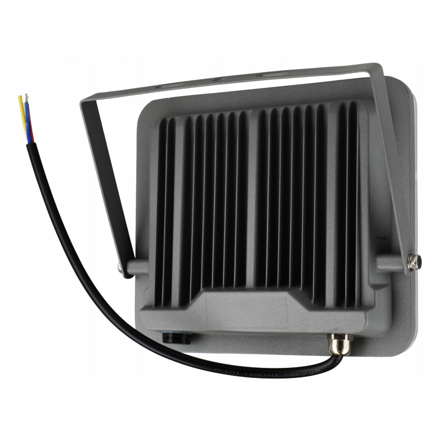 LED utomhusstrålkastare LED/50W/230V 4500K IP65 grå