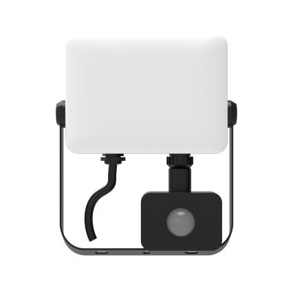 LED Utomhusstrålkastare med en sensor MILKY LED/30W/230V 4000K IP65