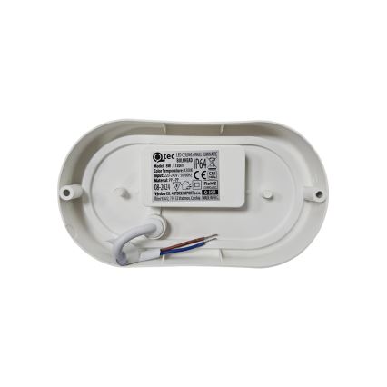 LED utomhustaklampa LED/8W/230V 4200K IP64 vit