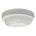 LED utomhustaklampa LED/8W/230V 4200K Ø 14 cm IP64 vit