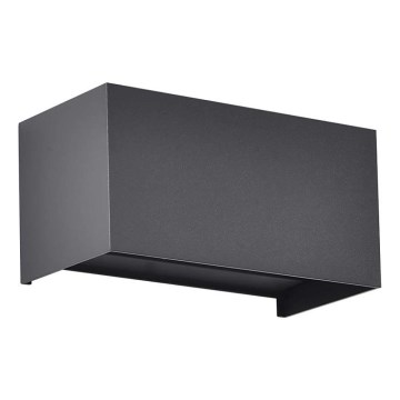 LED utomhusväggarmatur LED/24W/230V 3000K IP65 svart