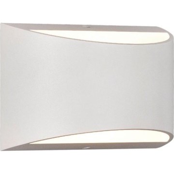 LED utomhusväggarmatur LED/9W/230V 4000K IP54 vit