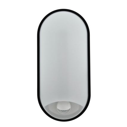 Dimmbar LED-utomhusvägglampa med rörelsesensor LED/12/15/18W/230V 3000K/4000K/6500K IP65 svart/vit