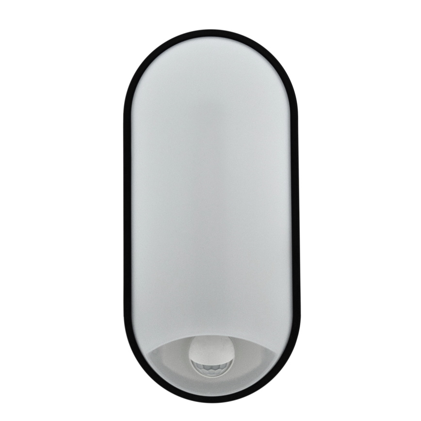 Dimmbar LED-utomhusvägglampa med rörelsesensor LED/12/15/18W/230V 3000K/4000K/6500K IP65 svart/vit