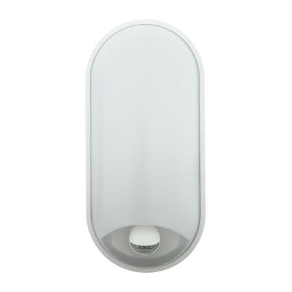 Dimmbar LED-utomhusvägglampa med rörelsesensor LED/12/15/18W/230V 3000K/4000K/6500K IP65 svart/vit