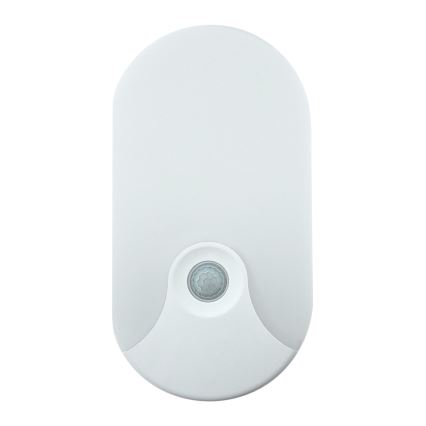 LED utomhusväggarmatur med rörelsesensor LED/18W/230V IP44 vit