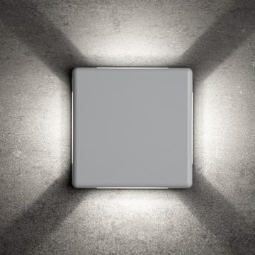 LED utomhusväggarmatur REFAZI LED/6W/230V IP54 vit