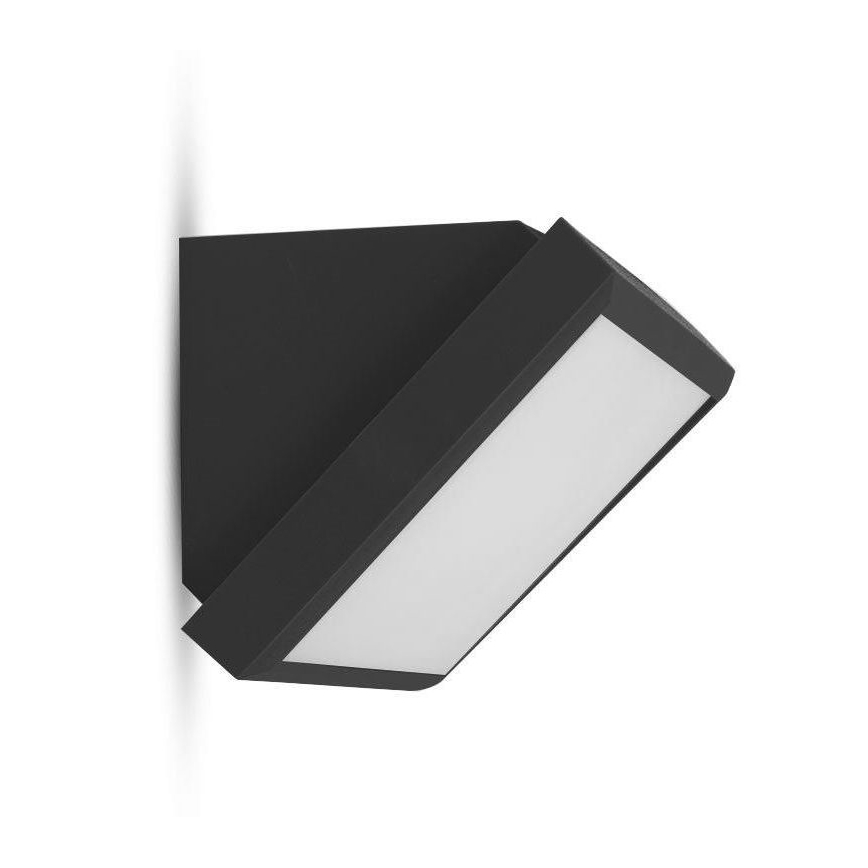 LED Utomhus Vägglampa LED/20W/230V 6400K IP65 svart