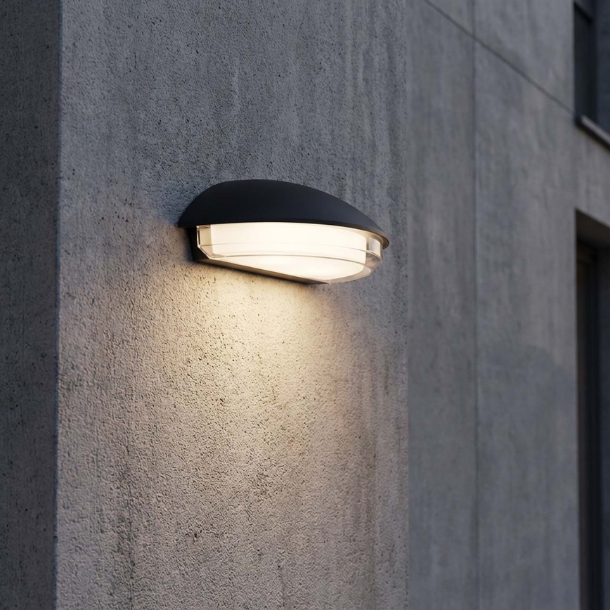 LED utomhusvägglampa ALABAMA LED/12W/230V IP54 svart