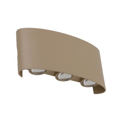 LED utomhusvägglampa ARROW LED/6W/230V IP54 beige