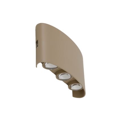 LED utomhusvägglampa ARROW LED/6W/230V IP54 beige