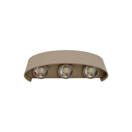 LED utomhusvägglampa ARROW LED/6W/230V IP54 beige