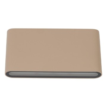 LED utomhusvägglampa ARWENA M LED/12W/230V IP54 beige