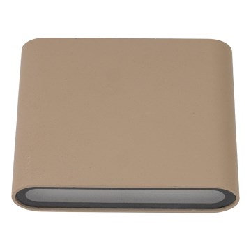 LED utomhusvägglampa ARWENA S LED/6W/230V IP54 beige